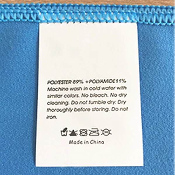 wash label
