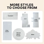 Custom printing logo microfiber beach towel