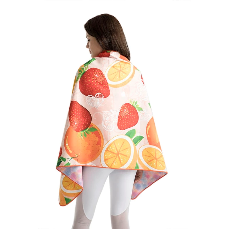 Microfiber wearable towel