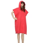 Solid color poncho towel