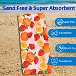 Microfiber wearable towel