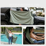 Microfiber french terry magnet towel