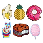 Round style microfiber beach towel