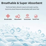 Soft And Light Weight Sand-free Wearable Beach Towel