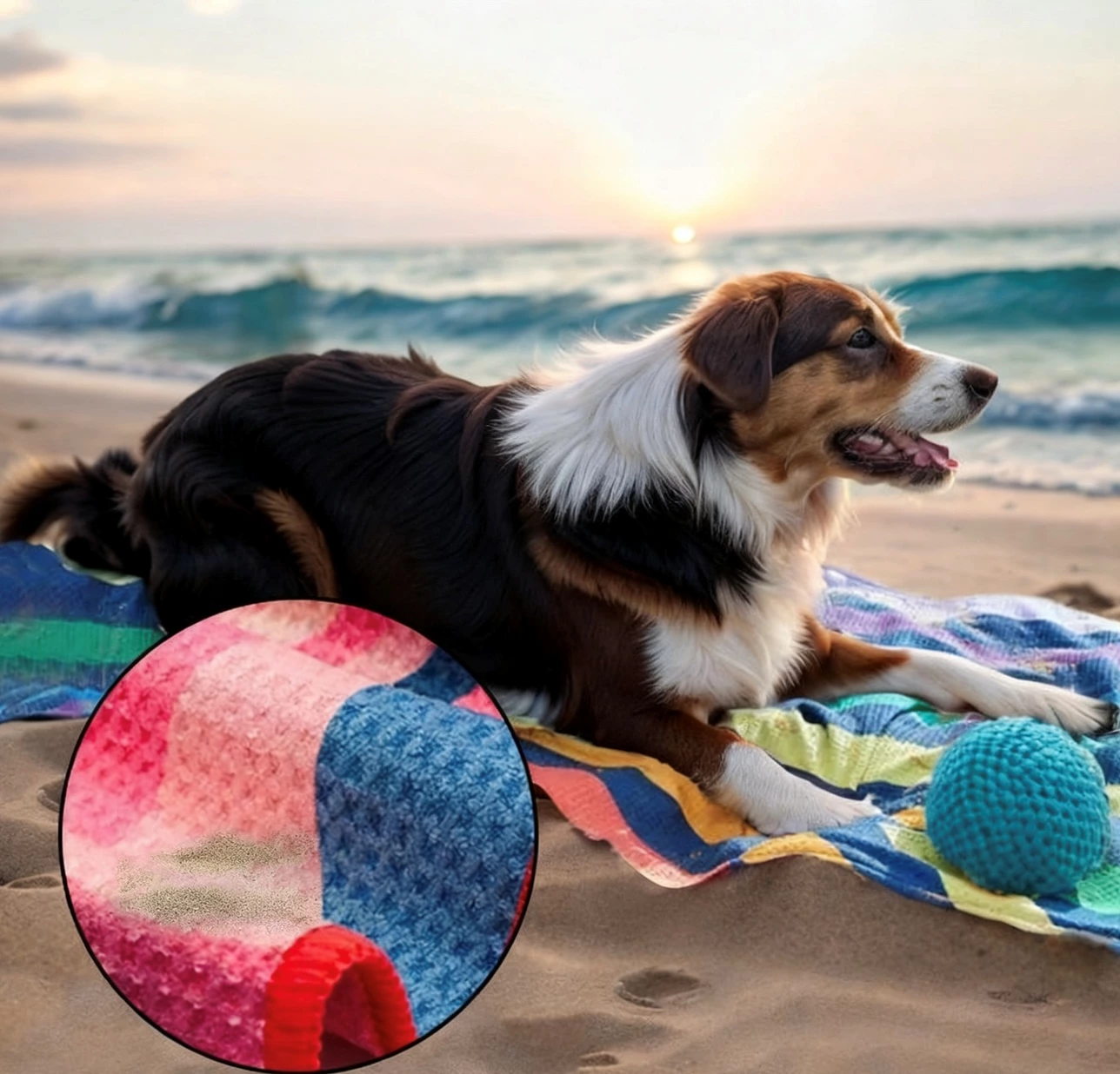 Microfiber pet towel
