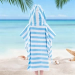 Custom print poncho kid towel