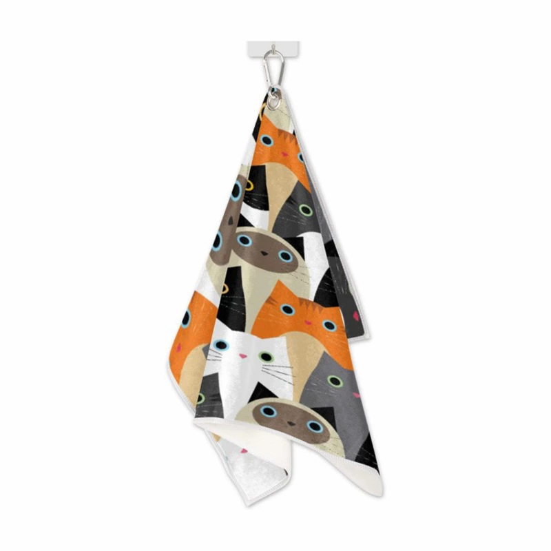 Custom Print Logo Golf Towel