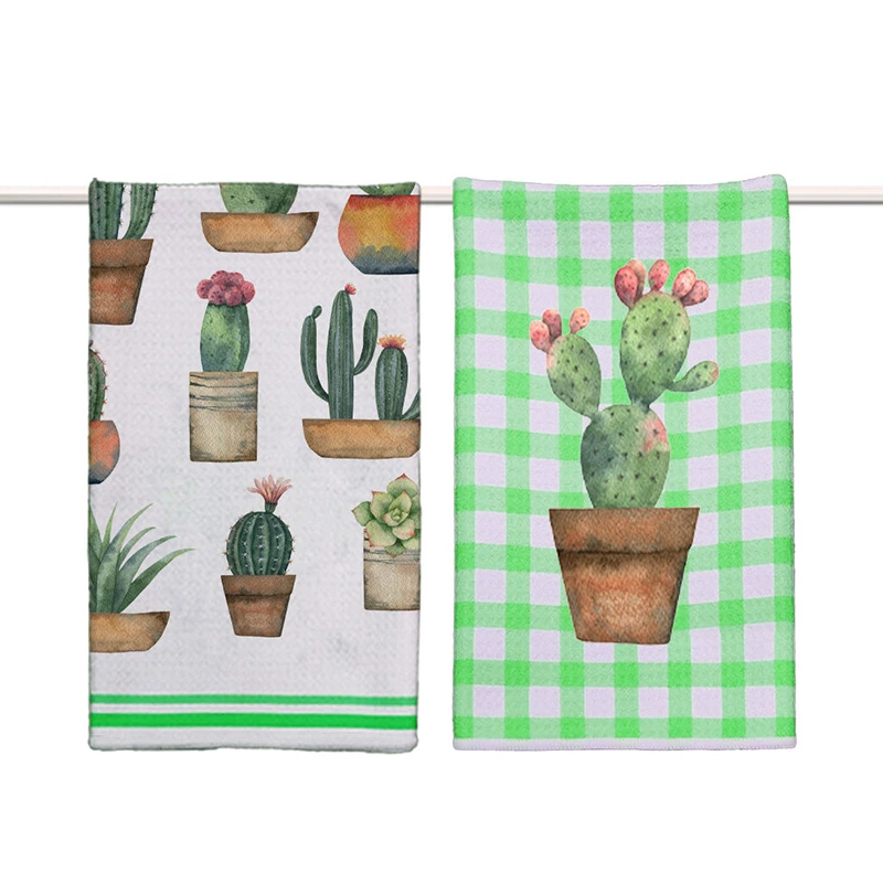 Microfiber Waffle Kitchen Washable Towel