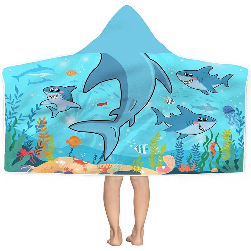 Hooded Beach Towel for Kids