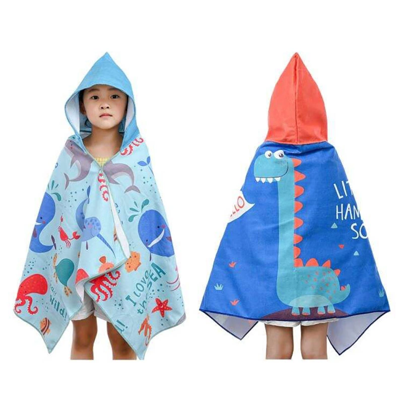 Kids Surf Wearable Poncho Towel