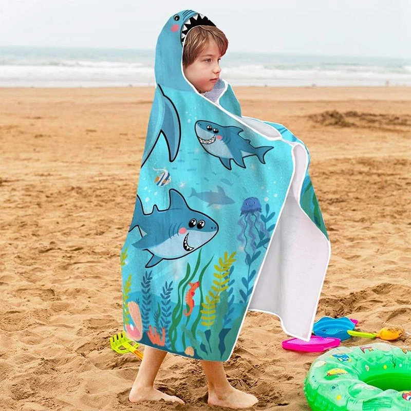 Hooded Beach Towel for Kids