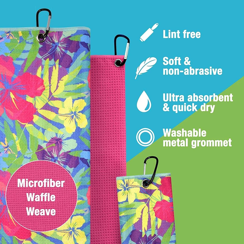 Golf Towel With Hook