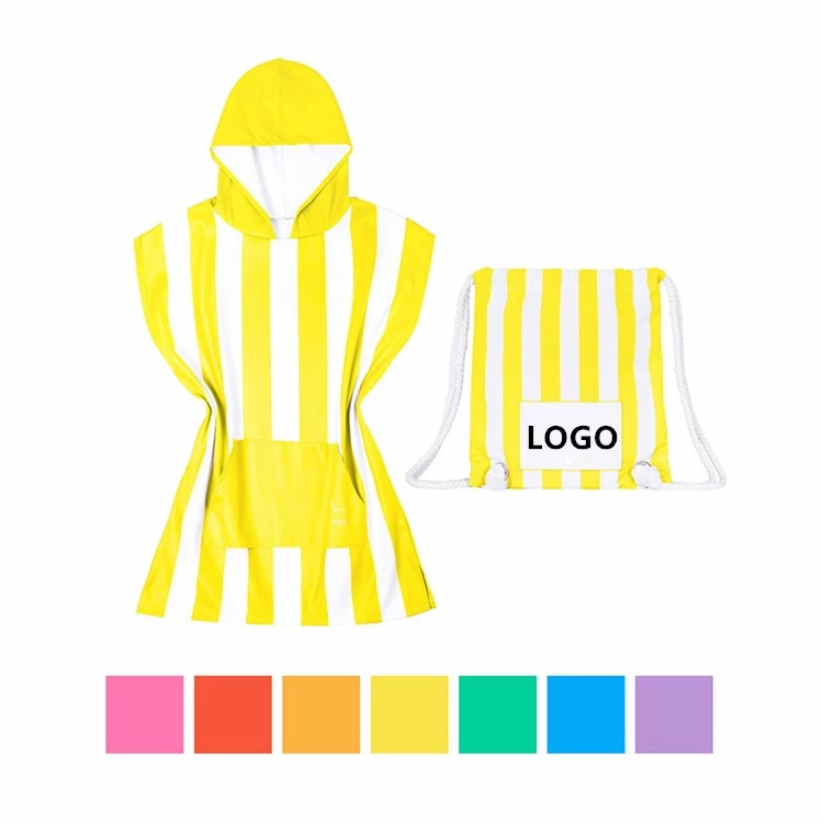 Microfiber Poncho Towel With Bag