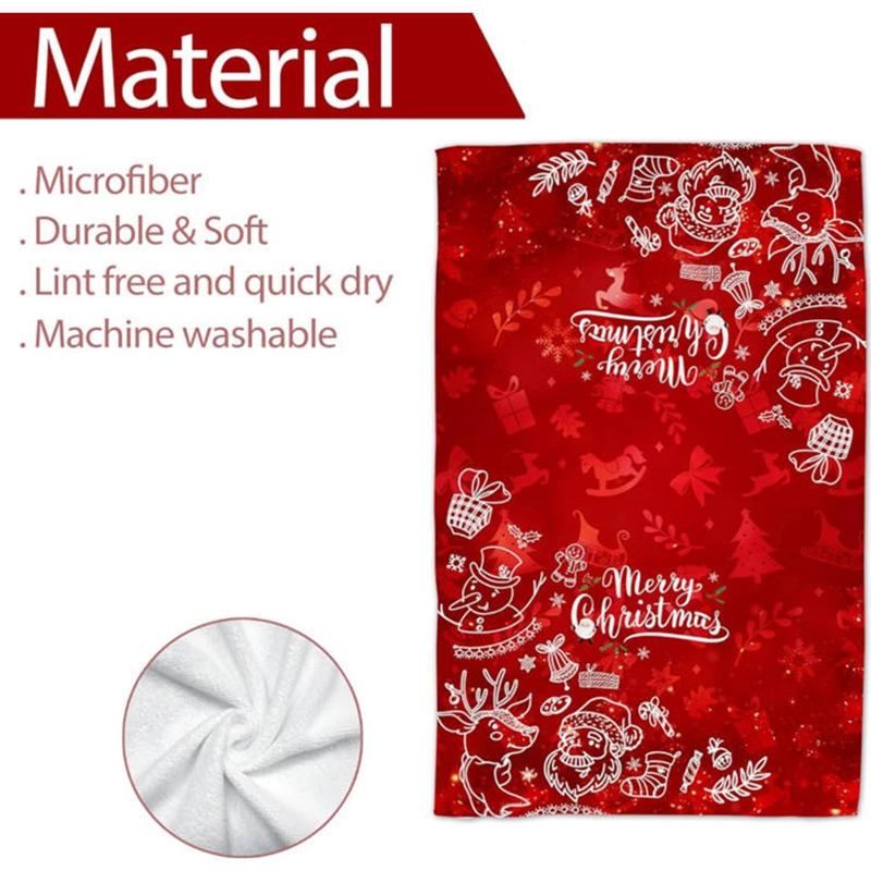 Custom Christmas  Kitchen Tea Towel