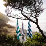 Striped Pattern Travel Towel