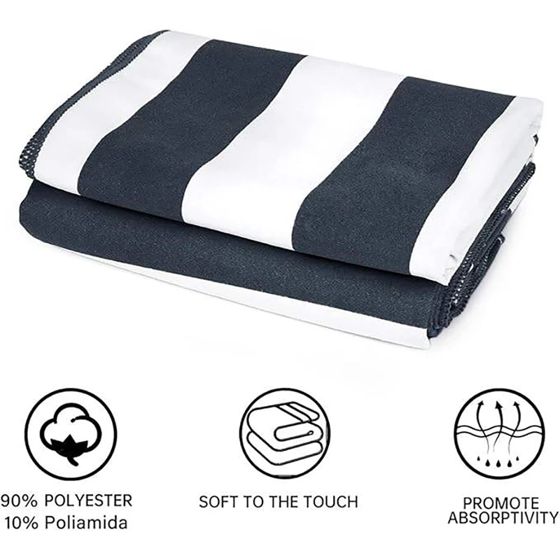 High-Quality Custom Wholesale Striped Beach Towel