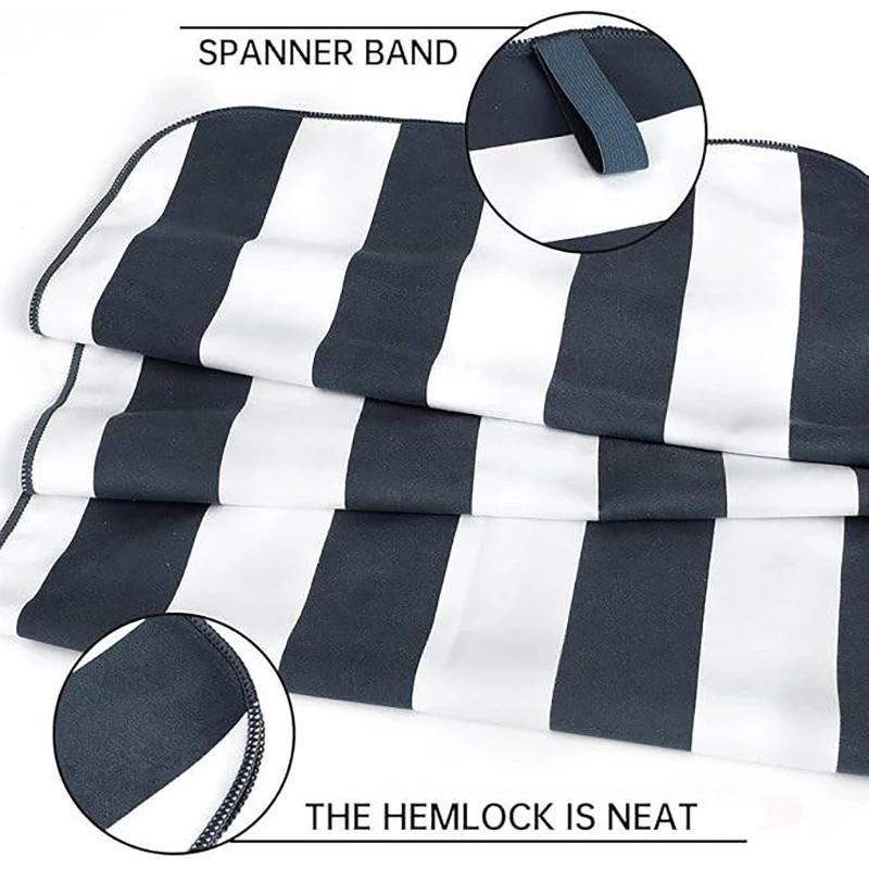 High-Quality Custom Wholesale Striped Beach Towel