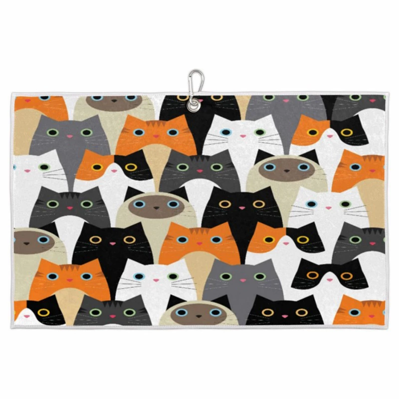 Custom Print Logo Golf Towel