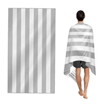 Striped Pattern Travel Towel