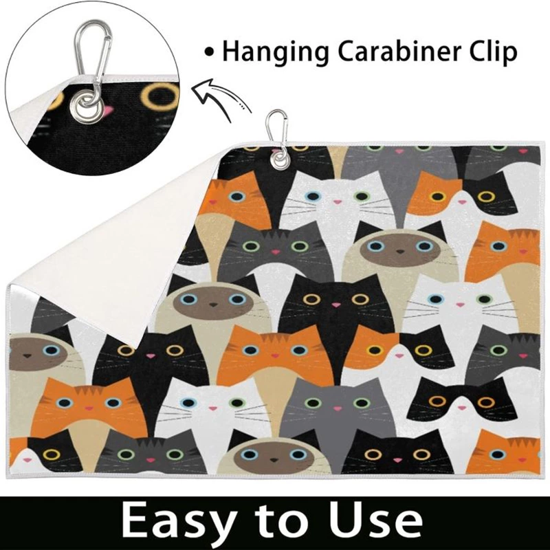 Custom Print Logo Golf Towel