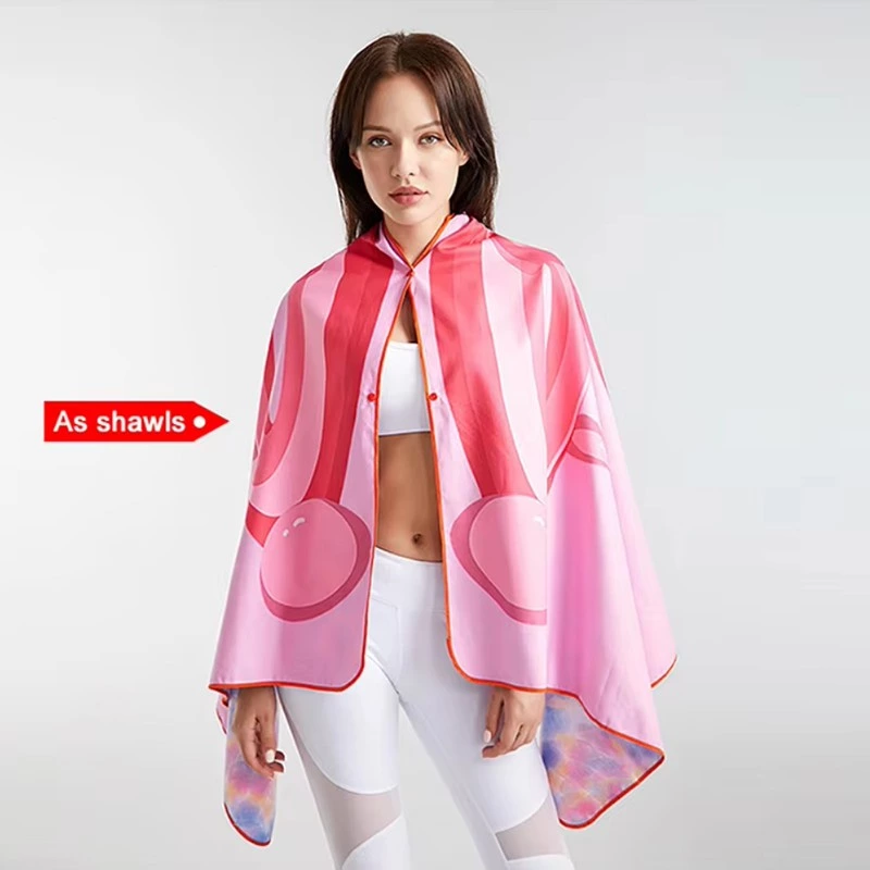 Printed Microfiber Wearable Towel