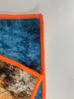 Custom recycled print waffle towel