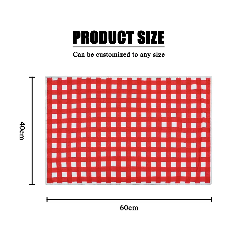 Microfiber Waffle Kitchen Washable Towel