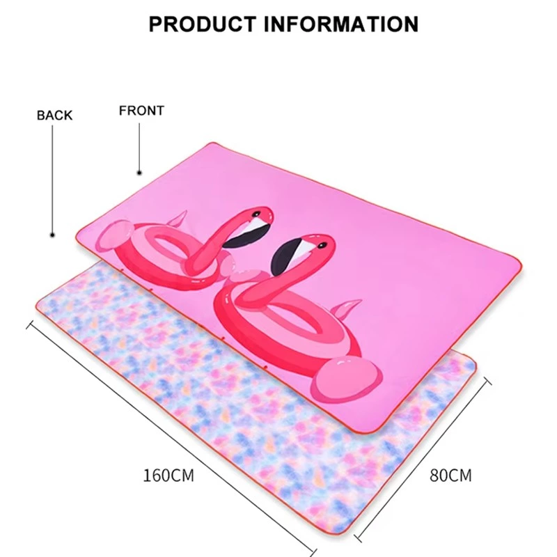 Printed Microfiber Wearable Towel